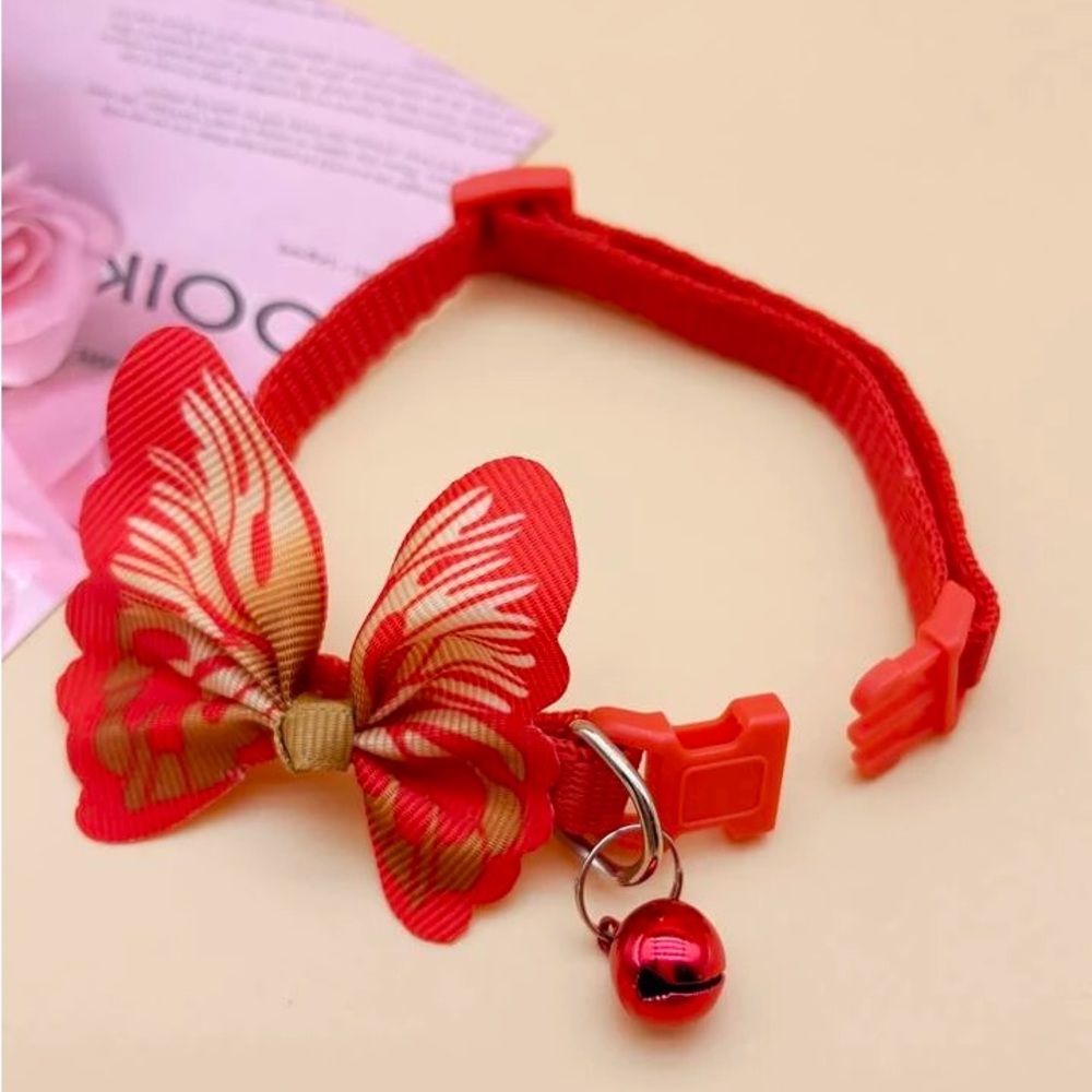 $5 with bundle - Butterfly Pet Collar